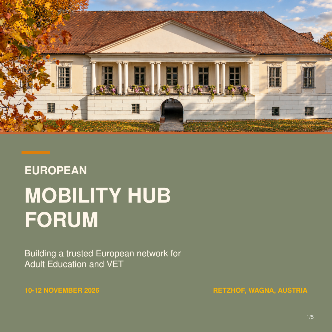 European Mobility Hub Forum 2026, 10 to 12 November at Schloss Retzhof in Wagna, Austria